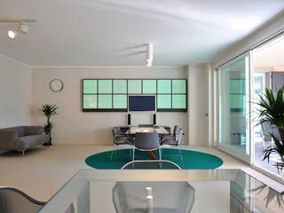 Residenze Ponte D'Arena - l'ufficio vendite, Valtorta srl Valtorta srl Modern living room