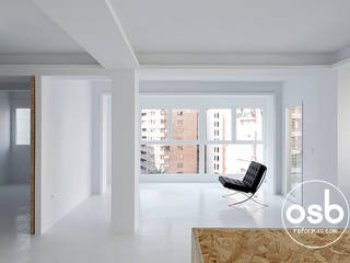 paco, osb arquitectos osb arquitectos Minimalist living room