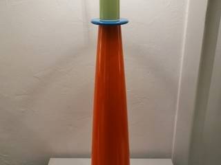 Lampe "Big Bubble" orange, By Bruno By Bruno Salas de estar modernas