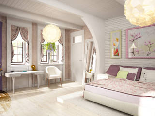 Романтическая спальня, Anfilada Interior Design Anfilada Interior Design Mediterrane Schlafzimmer