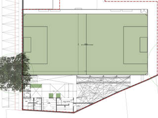 DEPORTIVO TEPEPAN, gOO Arquitectos gOO Arquitectos Moderne fitnessruimtes