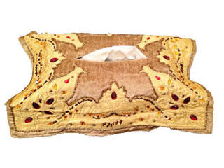 New Velvet Tissue Box Cover, Indian Interiors Indian Interiors Salones de estilo asiático