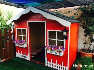 Casita de madera infantil. , Hortum Hortum