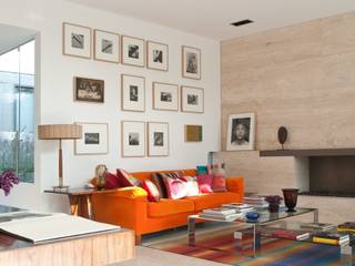 Polanco Penthouse, Gantous Arquitectos Gantous Arquitectos غرفة المعيشة