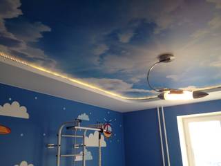 Облака и самолеты в детской комнате, 33dodo 33dodo Quartos de criança ecléticos