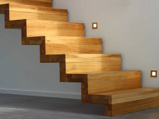 Faltwerktreppe Homburg, lifestyle-treppen.de lifestyle-treppen.de Stairs