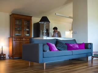 Reforma casa FCN en Onil, Alicante, DMP arquitectura DMP arquitectura Modern Living Room