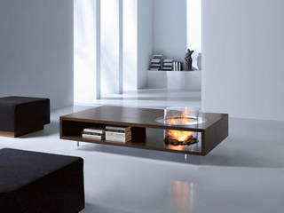 Biokominek, KamilaBielinska KamilaBielinska Modern living room Fireplaces & accessories