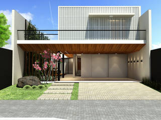 Residência FAE+, Quattro+ Arquitetura Quattro+ Arquitetura モダンな 家