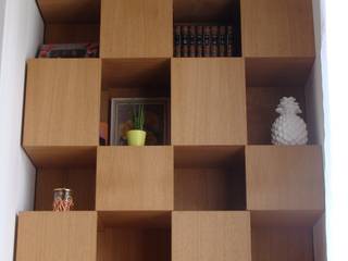 Bibliopix par CS Design, CS design CS design Nowoczesna sypialnia