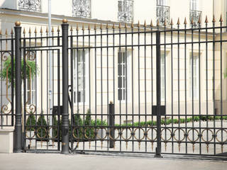 Brama kuta - wzór G268, ALMET Kowalstwo Artystyczne ALMET Kowalstwo Artystyczne Jardines de estilo clásico