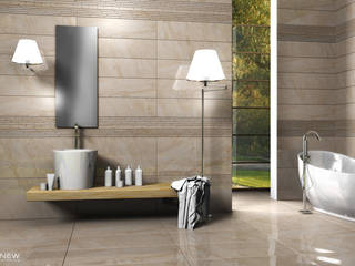 3D Render INTERNI e ARREDO, ADVERTNEW ADVERTNEW Modern bathroom