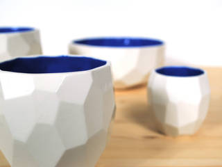 Poligon servies, Studio Lorier Studio Lorier モダンデザインの ダイニング