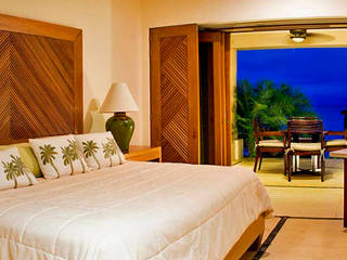Villa Farallón 14, BR ARQUITECTOS BR ARQUITECTOS Tropical style bedroom
