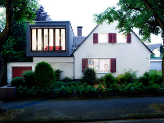 Erweiterung eines Einfamilienhauses in Ratingen, Oliver Keuper Architekt BDA Oliver Keuper Architekt BDA Modern Houses