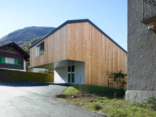 MMR _ maison à réchy, évéquoz ferreira architectes évéquoz ferreira architectes Casas modernas