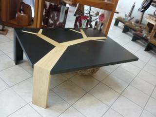 Mesa de centro para sala, Cenquizqui Cenquizqui Rustykalny salon