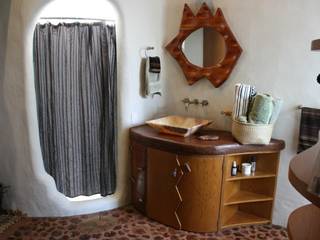Casa Santa Fe, Cenquizqui Cenquizqui Rustikale Badezimmer Wannen und Duschen