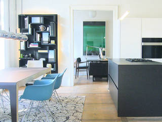 Appartment D, destilat Design Studio GmbH destilat Design Studio GmbH Modern dining room