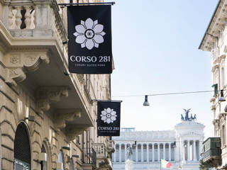 CORSO 281 - Luxury Suites Roma, CaberlonCaroppi ItalianTouchArchitects CaberlonCaroppi ItalianTouchArchitects บ้านและที่อยู่อาศัย