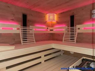 Mass-Sauna, Saunabau-Passau Saunabau-Passau Spas de estilo moderno