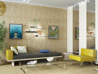 Гостиная в экостиле, Anfilada Interior Design Anfilada Interior Design Livings de estilo escandinavo