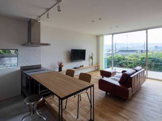 生駒の家 House in Ikoma, arbol arbol Modern Living Room