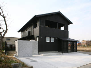 個人住宅 2009, 篠田 望デザイン一級建築士事務所 篠田 望デザイン一級建築士事務所 Rustic style houses
