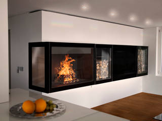 Feuerstellen in Einzelanfertigung, Wirth&Schmid AG Wirth&Schmid AG Modern living room Fireplaces & accessories