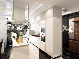 50 оттенков серого, Anfilada Interior Design Anfilada Interior Design Livings de estilo ecléctico