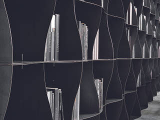 Iron-ic modular metal bookcase, Ronda Design Ronda Design Industriale Wohnzimmer