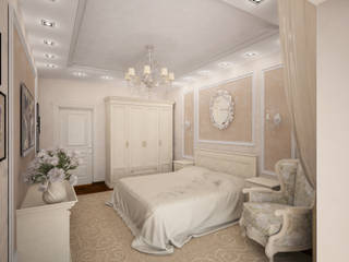 Французский дворик на балконе, Гурьянова Наталья Гурьянова Наталья Classic style bedroom