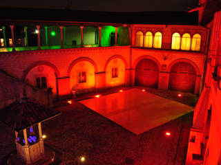 LIGHT#15. Medieval Sensation Colours - Centro Medioevo - Olgiate Comasco, Romano Baratta Lighting Studio Romano Baratta Lighting Studio Rumah Gaya Eklektik