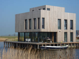 Woning te Leeuwarden, Dorenbos Architekten bv Dorenbos Architekten bv Casas modernas: Ideas, imágenes y decoración