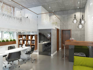 ЭКО-офис, ELIZABETH STUDIO DESIGN ELIZABETH STUDIO DESIGN Commercial spaces