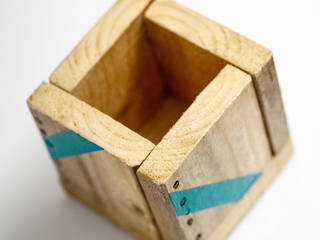 Petites boîtes de rangement en pin, Artodeco Artodeco Modern Evler