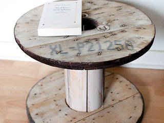 Petit touret en bois rénové, Artodeco Artodeco Living roomSide tables & trays