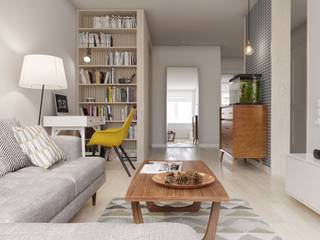 ИНТЕРЬЕР VA, INT2architecture INT2architecture Scandinavian style living room