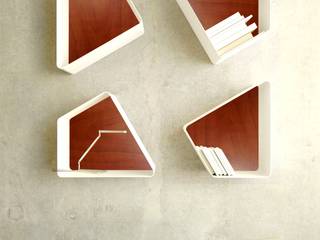 Shelf "TRAP", KAMBIAM (NeuroDesign Furniture for People) KAMBIAM (NeuroDesign Furniture for People) ห้องทำงาน/อ่านหนังสือ