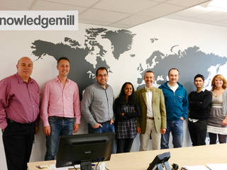 Workplace Graphics: KnowledgeMill, Vinyl Impression Vinyl Impression Gewerbeflächen
