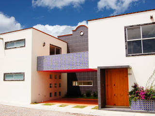 Fachada, Casa Cuayantla Itech Kali Casas coloniales Azulejos