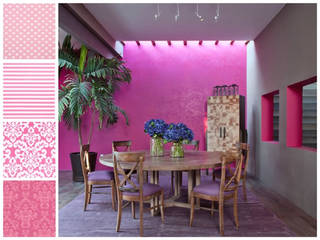 Paletas de color, MARIANGEL COGHLAN MARIANGEL COGHLAN Modern Dining Room