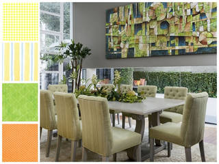 Paletas de color, MARIANGEL COGHLAN MARIANGEL COGHLAN Modern dining room