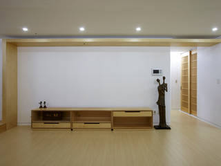 상인동 아파트인테리어, 스마트건축사사무소 스마트건축사사무소 Living roomTV stands & cabinets
