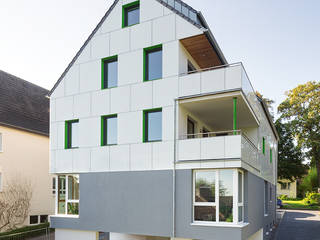 Neubau eines Wohn- und Bürogebäudes, Architektur Hammers Architektur Hammers Modern Houses