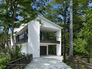 035カルイザワハウス, atelier137 ARCHITECTURAL DESIGN OFFICE atelier137 ARCHITECTURAL DESIGN OFFICE Modern Houses Black