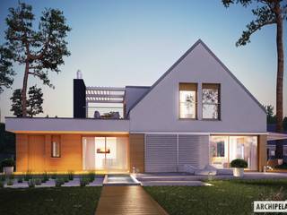Projekt domu Neo G1 ENERGO , Pracownia Projektowa ARCHIPELAG Pracownia Projektowa ARCHIPELAG Moderne huizen