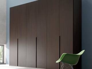 'Wall' hinged door wardrobe by Maronese homify Modern style bedroom Wardrobes & closets