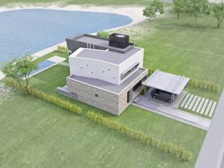 Chazarreta-Tohus-Almendra Moderne huizen