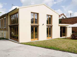 Réfection complète d’une maison à Colombes + extension, 170m² , ATELIER FB ATELIER FB Nowoczesne domy